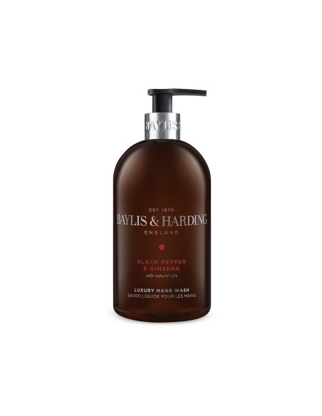 Baylis & Harding Tekuté mýdlo na ruce - Černý pepř a Ženšen, 500ml