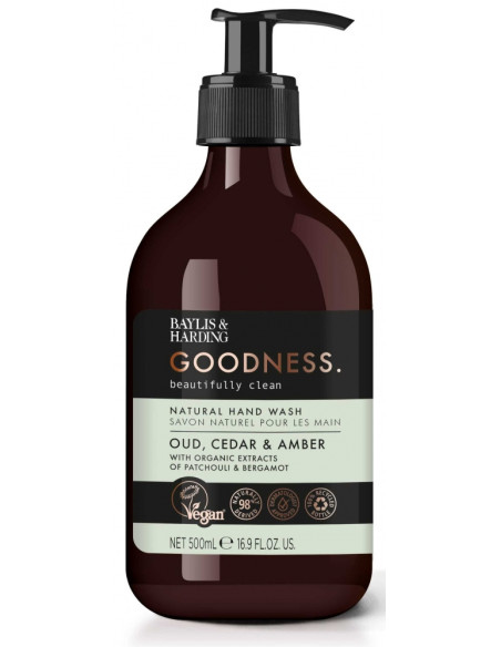 Baylis & Harding Tekuté mýdlo na ruce - Oud, Cedr & Ambra, 500ml