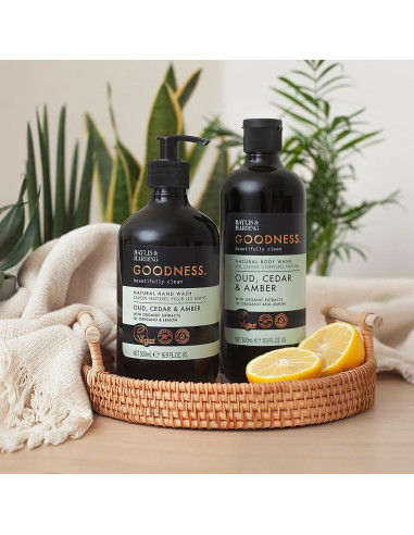 Baylis & Harding Tekuté mýdlo na ruce - Oud, Cedr & Ambra, 500ml