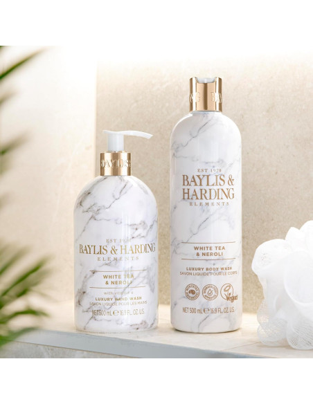 Baylis & Harding Tekuté mýdlo na ruce - White tea & Neroli - Bílý čaj a neroli, 500ml