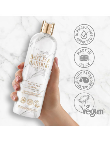 Baylis & Harding Sprchový gel - Bílý čaj & Neroli, 500ml