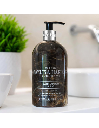 Baylis & Harding Tekuté mýdlo na ruce - Ambra a fík, 500ml