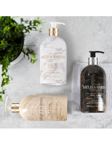 Baylis & Harding Tekuté mýdlo na ruce - Ambra a fík, 500ml