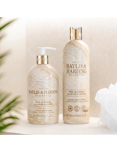 Baylis & Harding Tekuté mýdlo na ruce - Růžové květy a lotos, 500ml