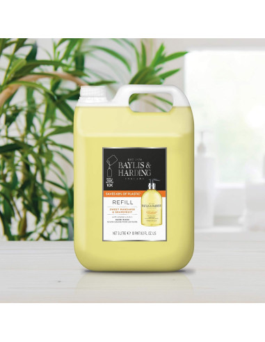 Baylis & Harding Náplň do tekutého mýdla - Mandarinka & Grepfruit, 5l