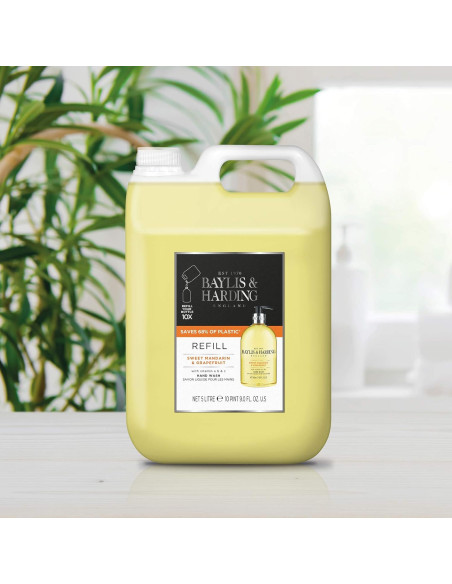 Baylis & Harding Náplň do tekutého mýdla - Mandarinka & Grepfruit, 5l