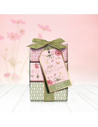 Royale Garden - sada tuhých mýdel, 3x100 g