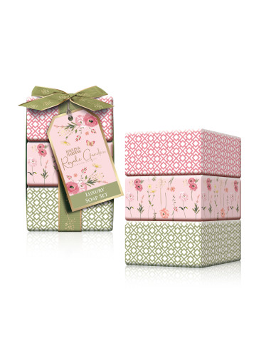 Royale Garden - sada tuhých mýdel, 3x100 g