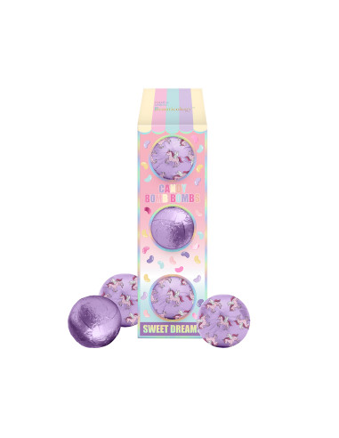 Unicorn - sada šumivých koulí, 3 ks