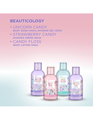 Unicorn - sada s péčí o tělo, 4 ks