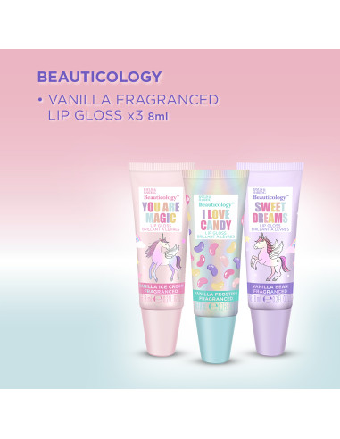 Unicorn - sada lesků na rty, 3 ks