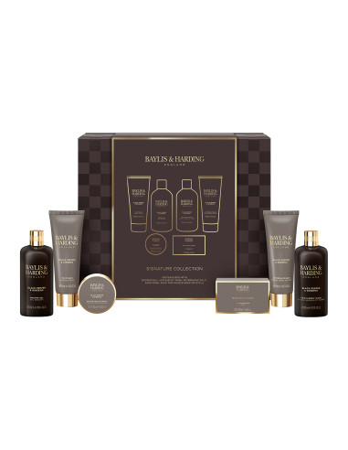 Black Pepper & Ginseng - sada tělové péče, 6 ks