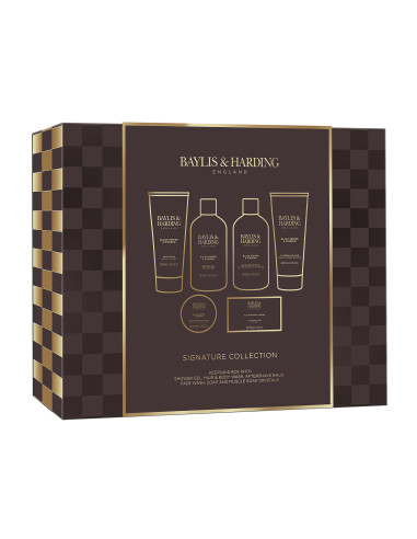 Black Pepper & Ginseng - sada tělové péče, 6 ks