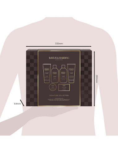 Black Pepper & Ginseng - sada tělové péče, 6 ks