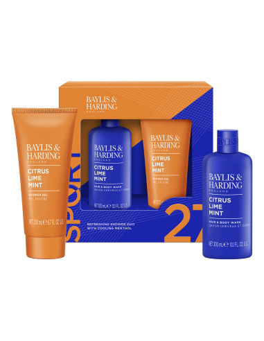 Citrus, Lime & Mint - sada s péčí o tělo, 2 ks