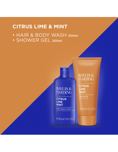 Citrus, Lime & Mint - sada s péčí o tělo, 2 ks