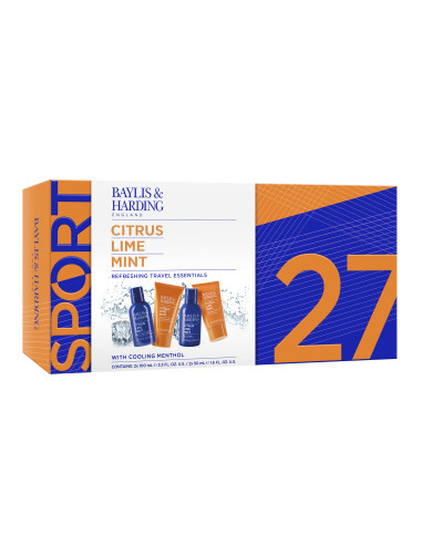 Citrus, Lime & Mint - sada s péčí o tělo, vlasy a pleť, 4 ks