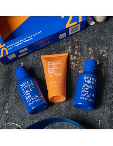 Citrus, Lime & Mint - sada s péčí o tělo, vlasy a pleť, 3 ks