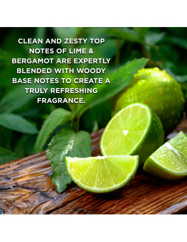 Citrus, Lime & Mint - sada s péčí o tělo, vlasy a pleť, 3 ks