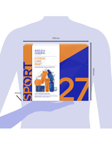 Citrus, Lime & Mint - sada tělové péče, 6 ks
