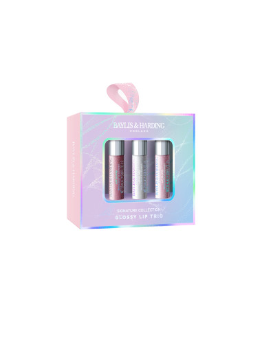 Jojoba, Vanilla & Almond oil - sada lesků na rty, 3 ks