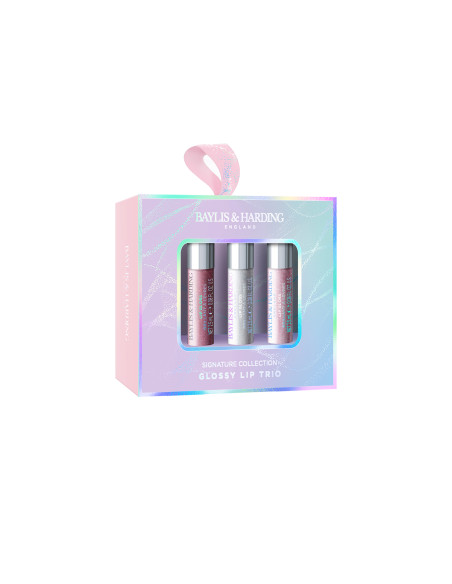 Jojoba, Vanilla & Almond oil - sada lesků na rty, 3 ks