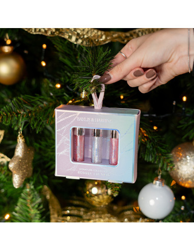 Jojoba, Vanilla & Almond oil - sada lesků na rty, 3 ks