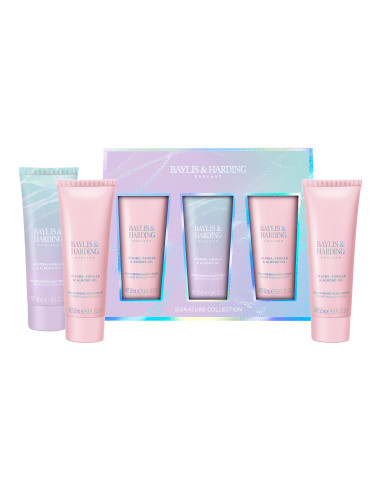 Jojoba, Vanilla & Almond oil - sada krémů na ruce, 3 ks