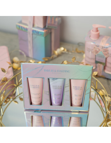 Jojoba, Vanilla & Almond oil - sada krémů na ruce, 3 ks