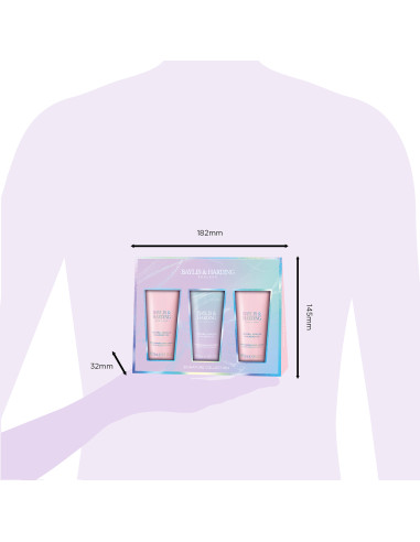 Jojoba, Vanilla & Almond oil - sada krémů na ruce, 3 ks