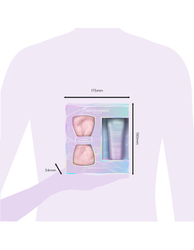 Jojoba, Vanilla & Almond oil - sada mýdla a kosmetické čelenky, 2 ks