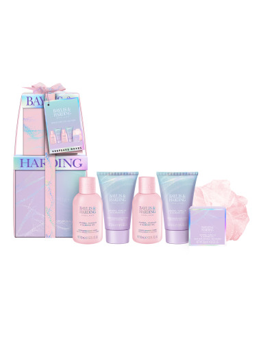 Jojoba, Vanilla & Almond oil - sada s péčí o tělo, 6 ks