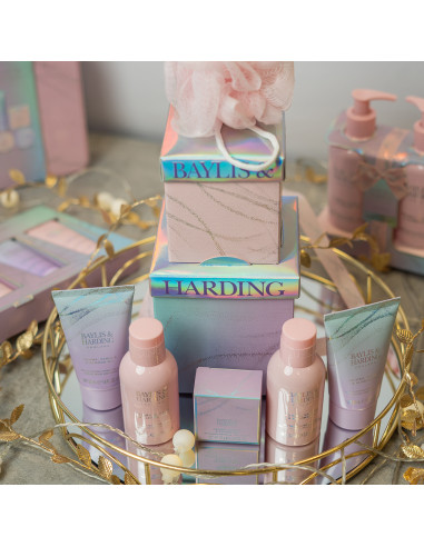 Jojoba, Vanilla & Almond oil - sada s péčí o tělo, 6 ks