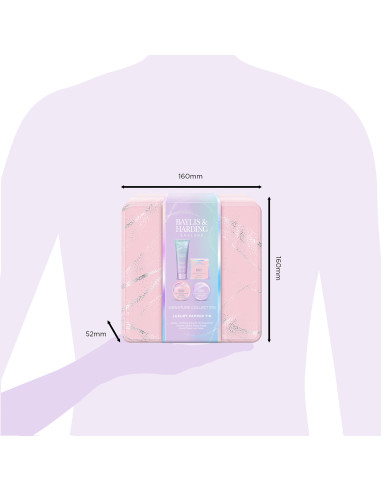 Jojoba, Vanilla & Almond oil - sada s péčí o tělo, 4 ks