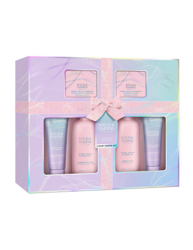 Jojoba, Vanilla & Almond oil - sada tělové péče, 6 ks