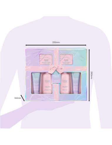 Jojoba, Vanilla & Almond oil - sada tělové péče, 6 ks