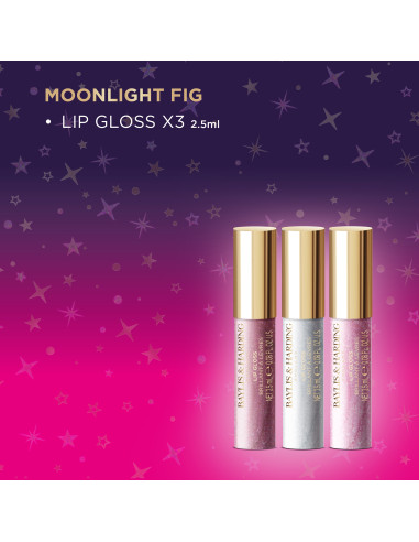 Moonlight Fig - sada lesků na rty, 3 ks