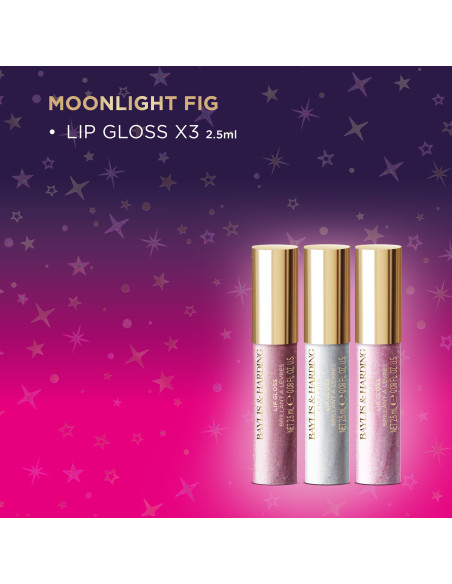 Moonlight Fig - sada lesků na rty, 3 ks