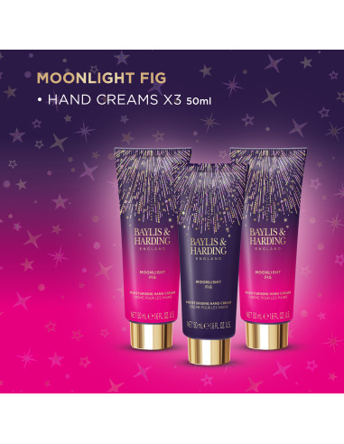 Moonlight Fig - sada krémů na ruce, 3 ks