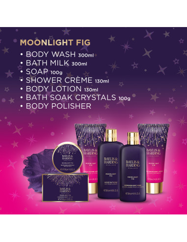 Moonlight Fig - sada s péčí o tělo, 7 ks