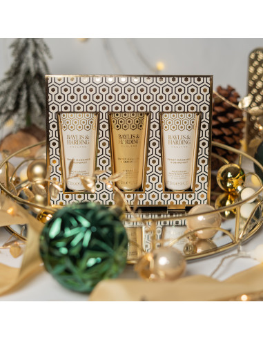 Sweet Mandarin & Grapefruit - sada krémů na ruce, 3 ks