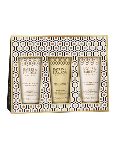 Sweet Mandarin & Grapefruit - sada krémů na ruce, 3 ks