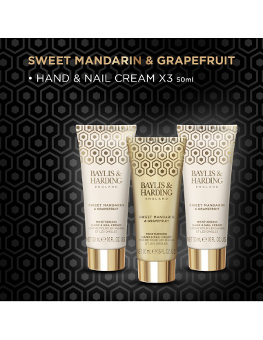 Sweet Mandarin & Grapefruit - sada krémů na ruce, 3 ks
