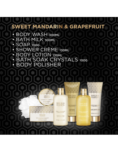 Sweet Mandarin & Grapefruit - sada s péčí o tělo, 7 ks