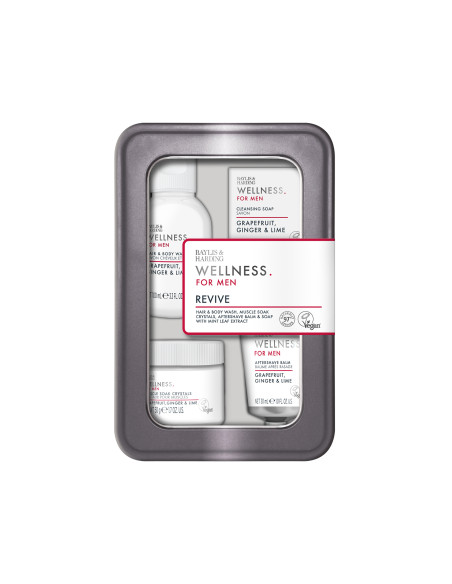 Wellness for men - sada péče o tělo, vlasy a pleť, 4 ks