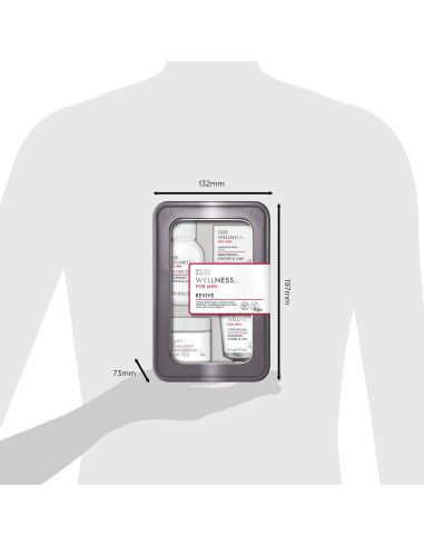 Wellness for men - sada péče o tělo, vlasy a pleť, 4 ks