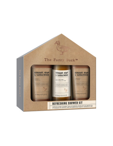 Bergamot, Hemp & Sandalwood - sada tělové péče, 3 ks