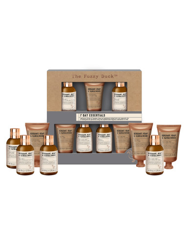 Bergamot, Hemp & Sandalwood - sada s péčí o tělo, 7 ks