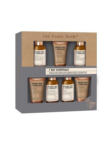 Bergamot, Hemp & Sandalwood - sada s péčí o tělo, 7 ks
