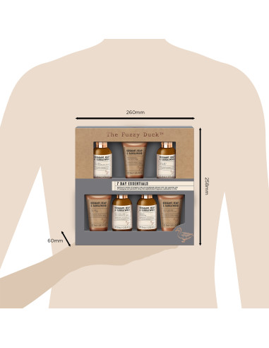 Bergamot, Hemp & Sandalwood - sada s péčí o tělo, 7 ks